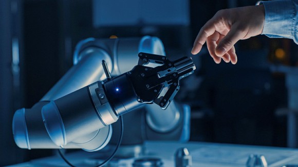 Collaborative robot working alongside operators